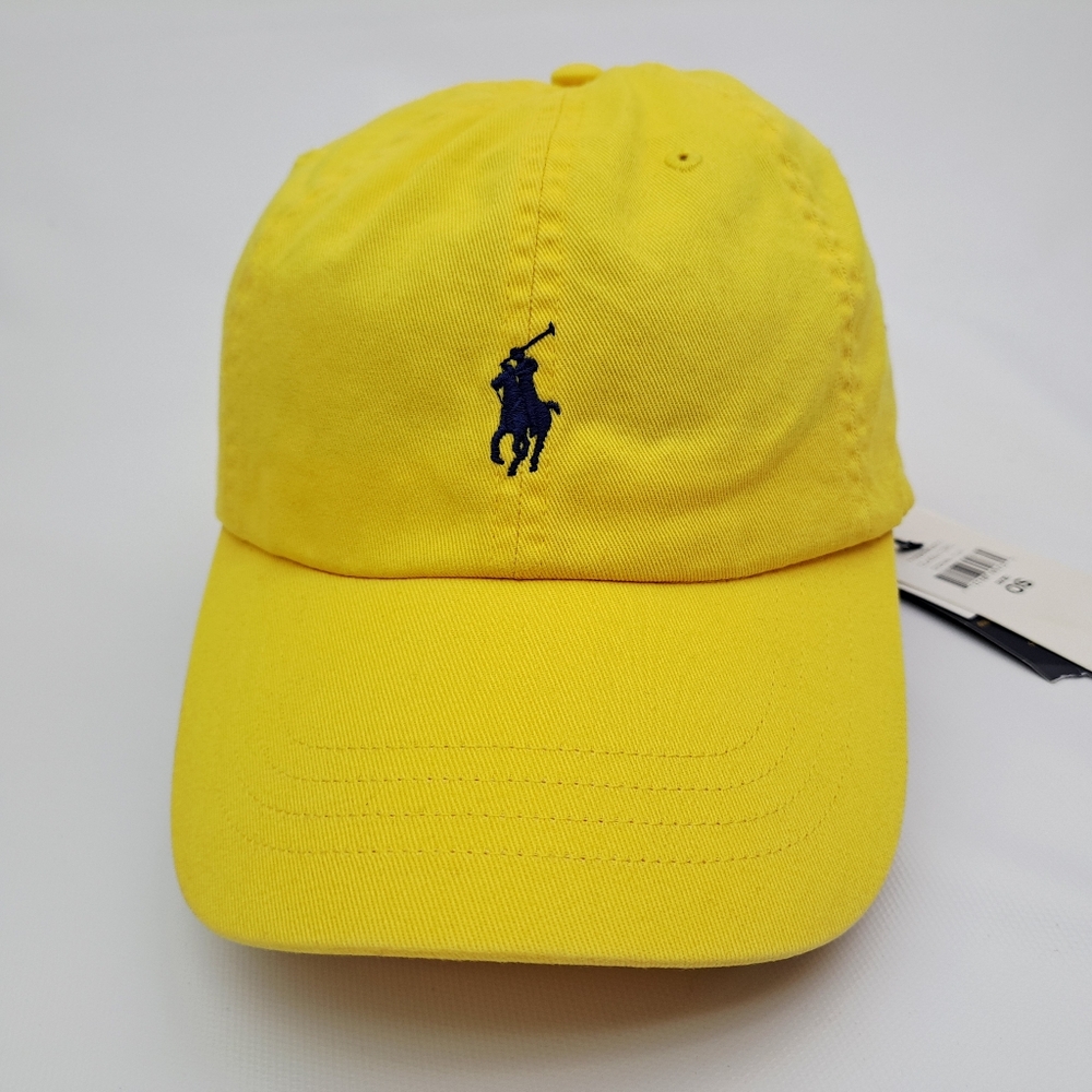 Polo Ralph Lauren Cap Hat Embroidered Yellow